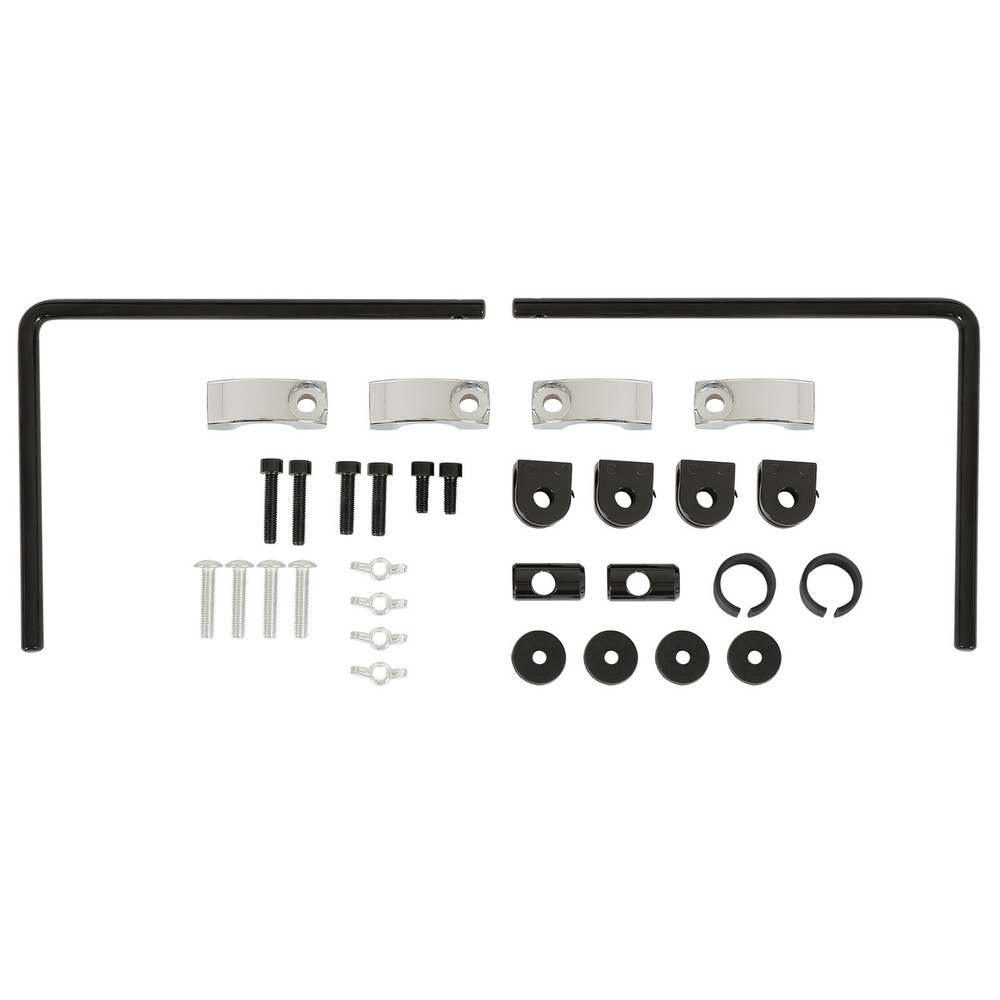 2-Tone Large Windshield Windscreen Screen Protector For ATV Motorcycle Harley