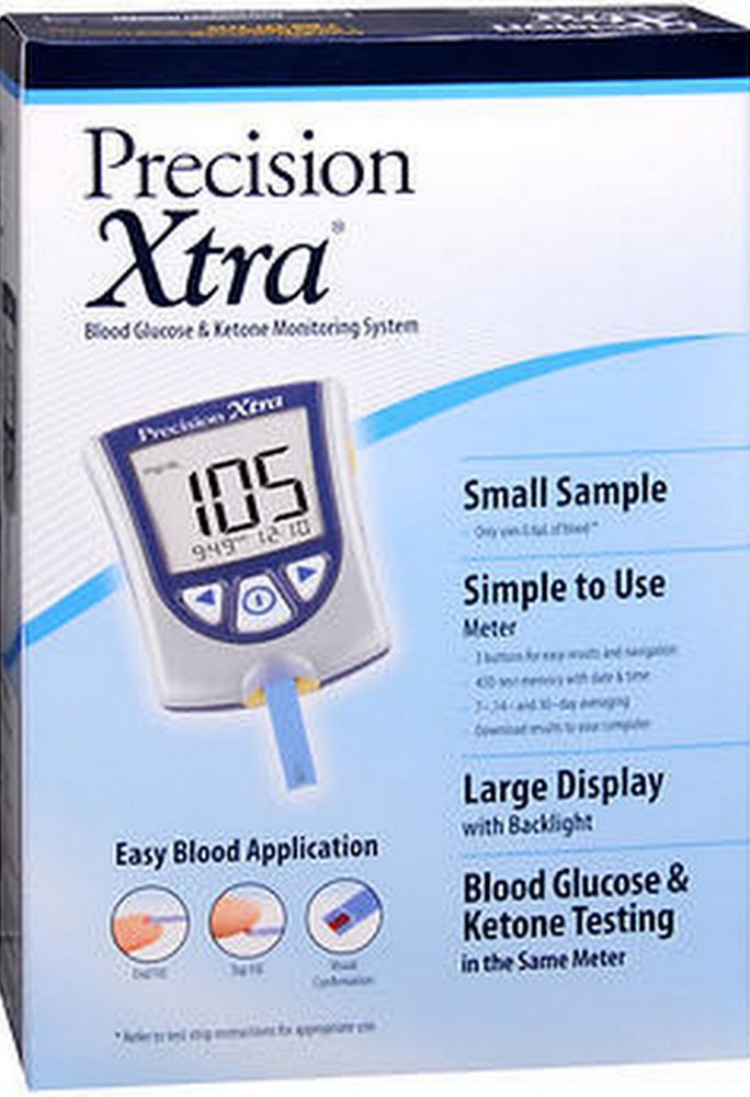 Precision XTRA Blood Glucose & Ketone Meter ---- Strips NOT included