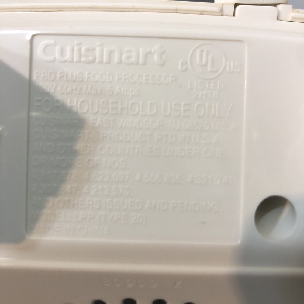 REPLACEMENT PART - Cuisinart Pro Plus LPP (Type 20) Food Processor Motor Base