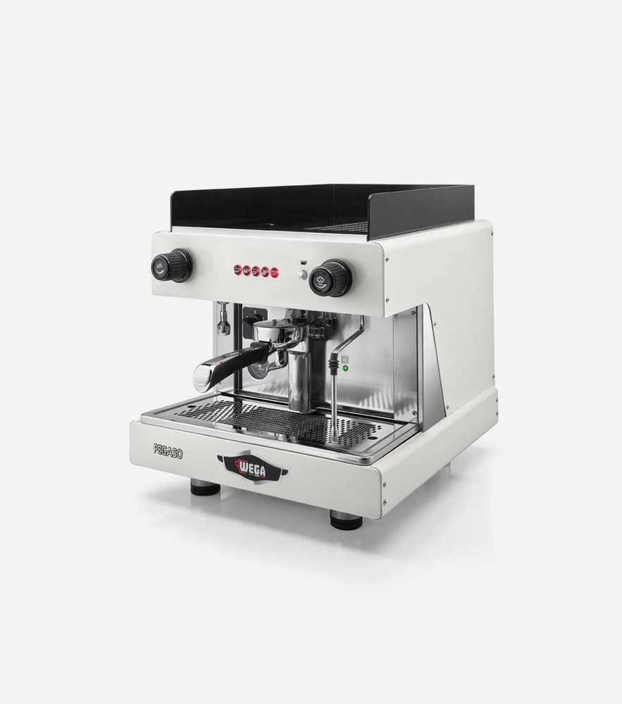 WEGA PEGASO 1 GROUP EVD WHITE ESPRESSO COFFEE MACHINE