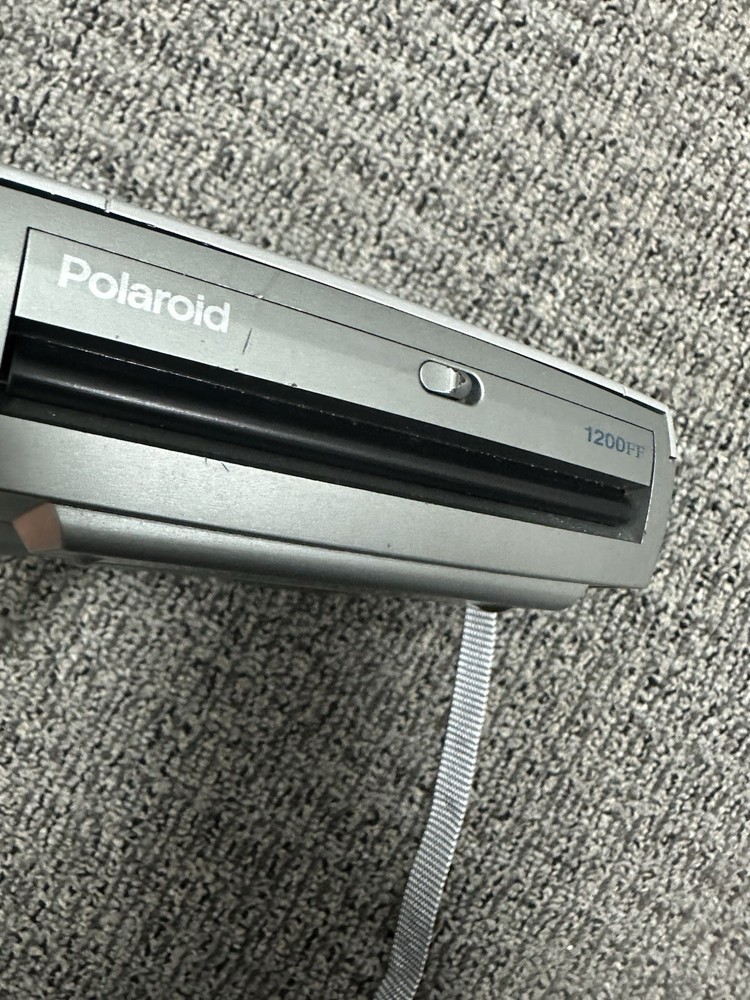 Vintage Polaroid Spectra 1200 FF W/ Strap- Silver