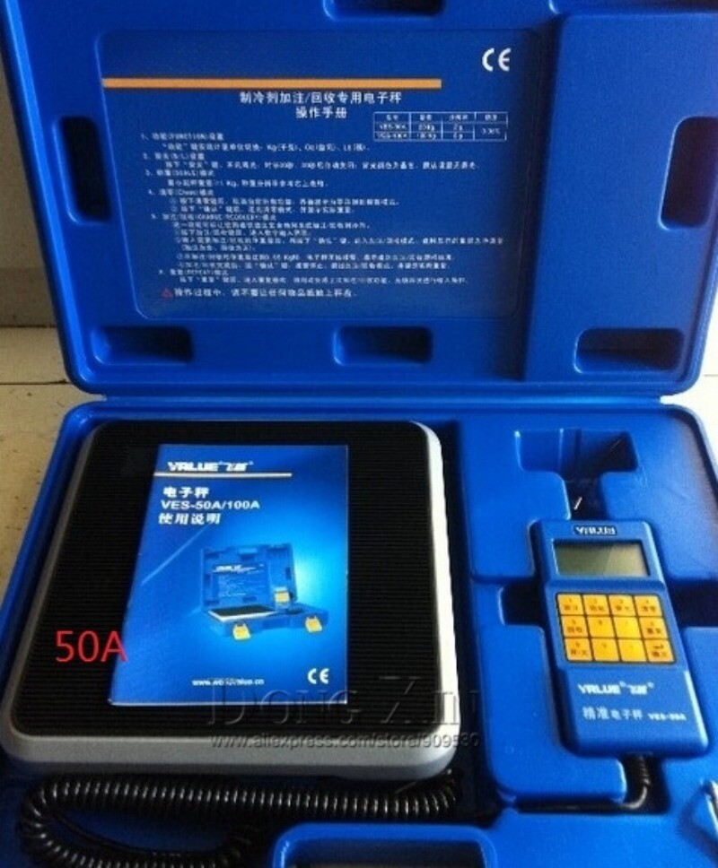 Refrigerant Quantity Electronic Scale Quantity Filling Scale VES-50A/VES-100A