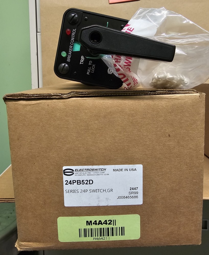 Electroswitch Series 24 Breaker Control Rotary Switch 24PB52D