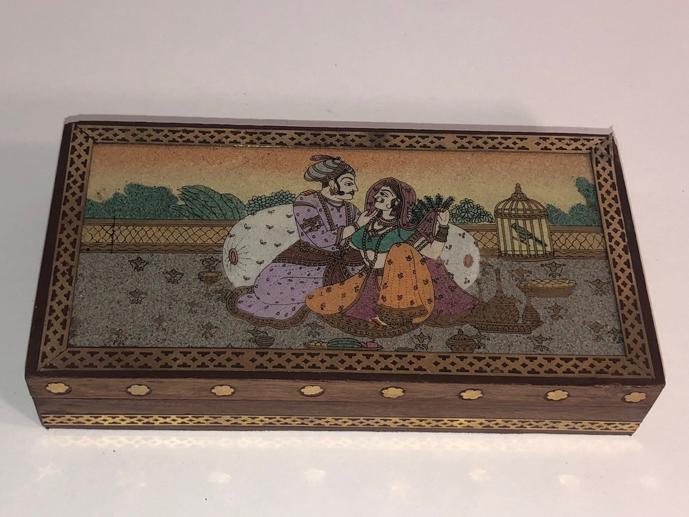 Vintage Middle Eastern Turkish WOOD BOX