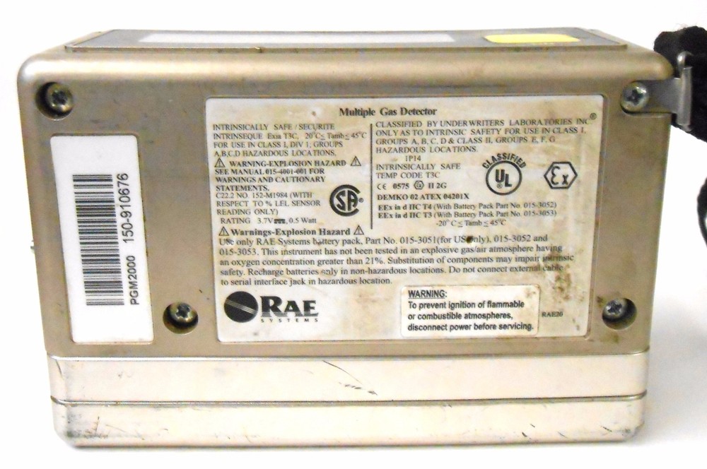 QRAE+ PMG2000 MULTIPLE GAS DETECTOR, RAE