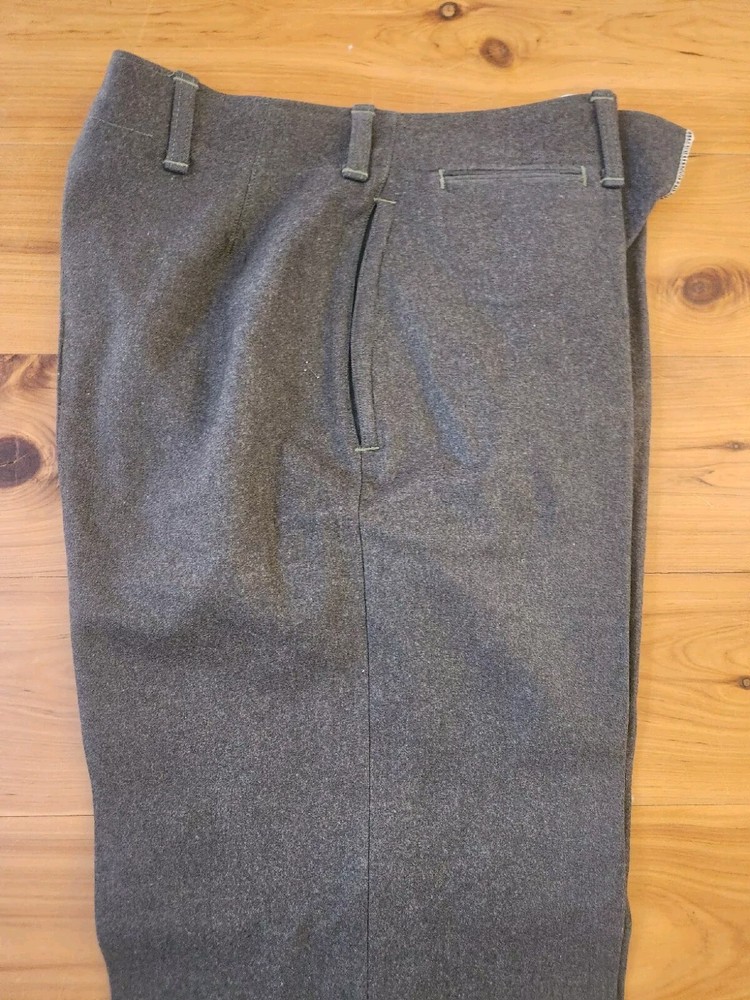 1950s USMC Sergeant Uniform, Green Wool Jacket/Pants/Belt, EUC