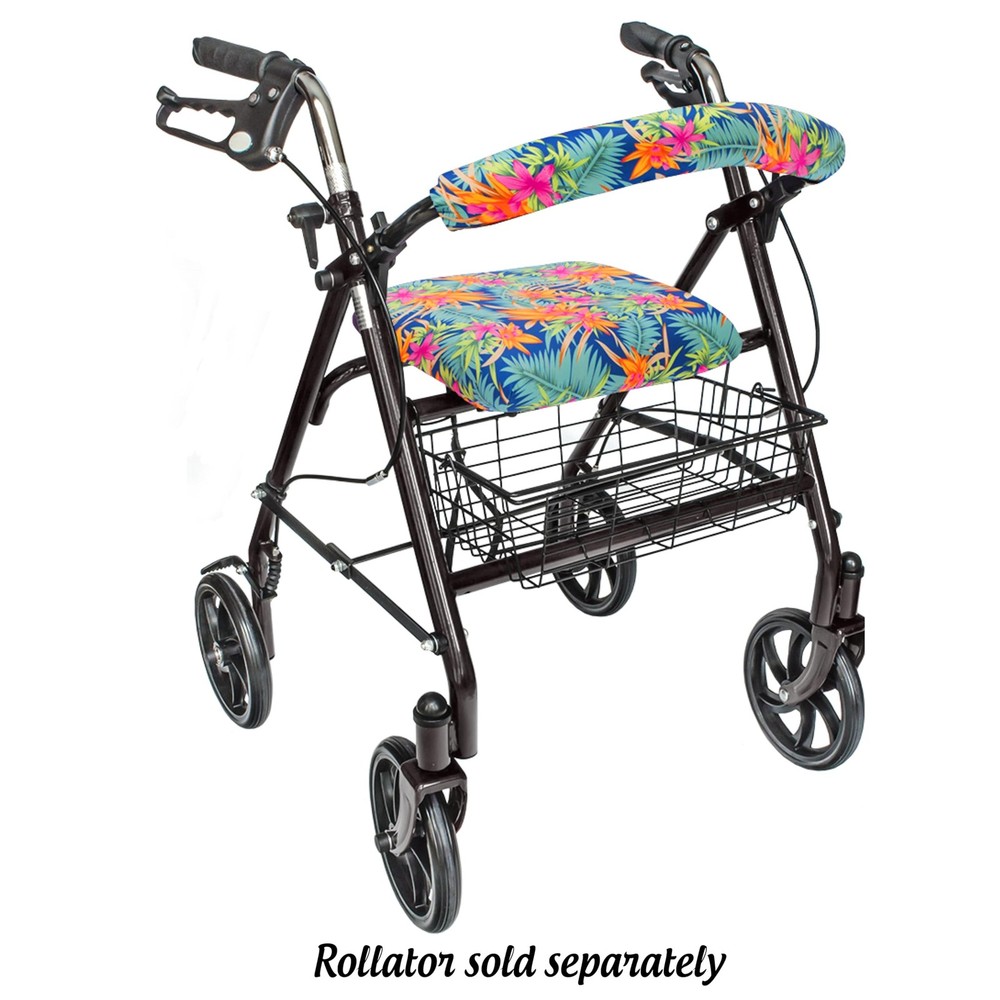 Universal Rollator Walker Seat and Backrest Covers (Island)
