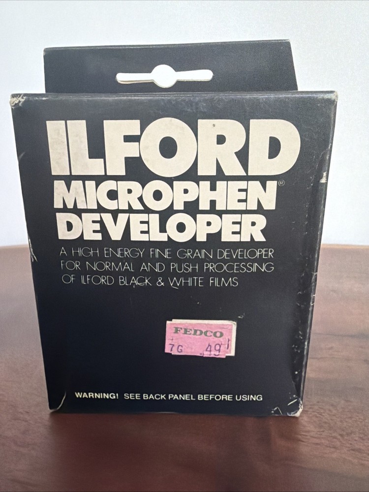 3 - ILFORD Microphen High Speed Developer Normal & Push Processing B & W Film