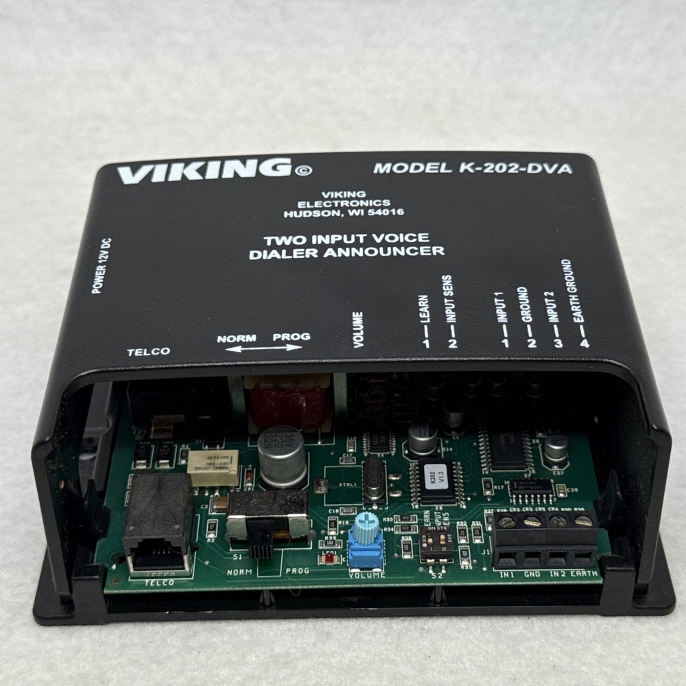 Viking Model K-202-DVA Two Input Voice Dialer Announcer