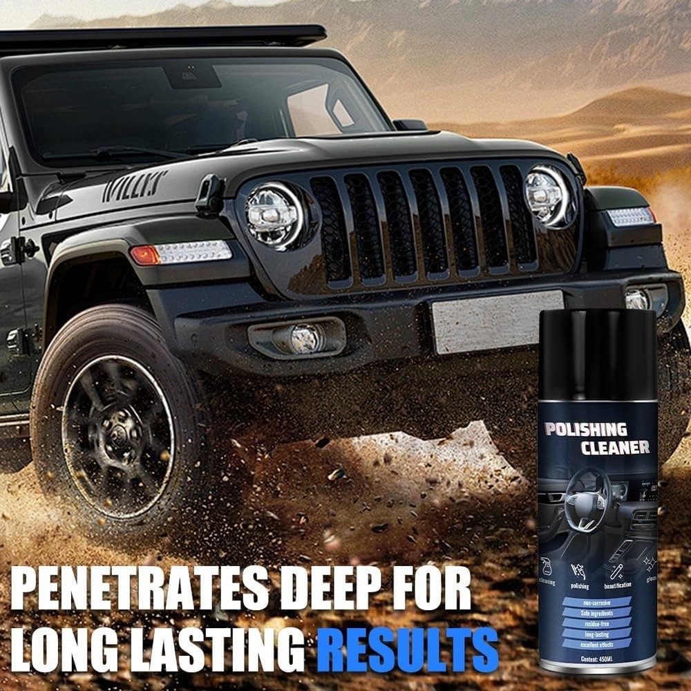 Interior Car Cleaner & Protectant,450ml, Multi-Surface Polish for PlasticLeather