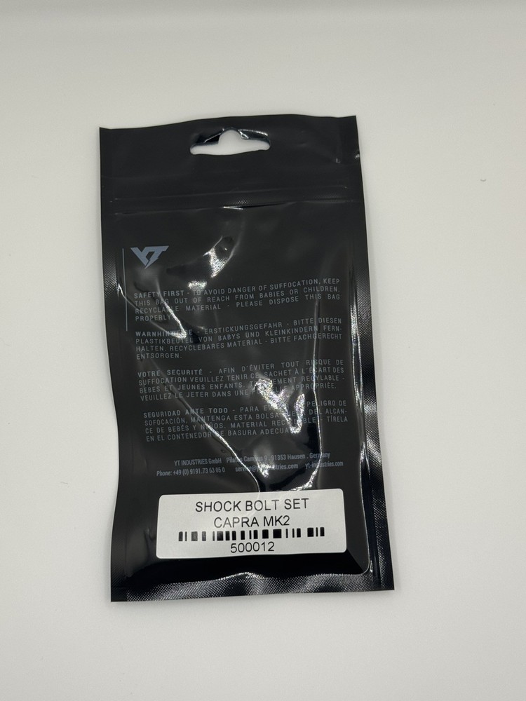YT Capra MKII Shock Bolt Set CF/AL