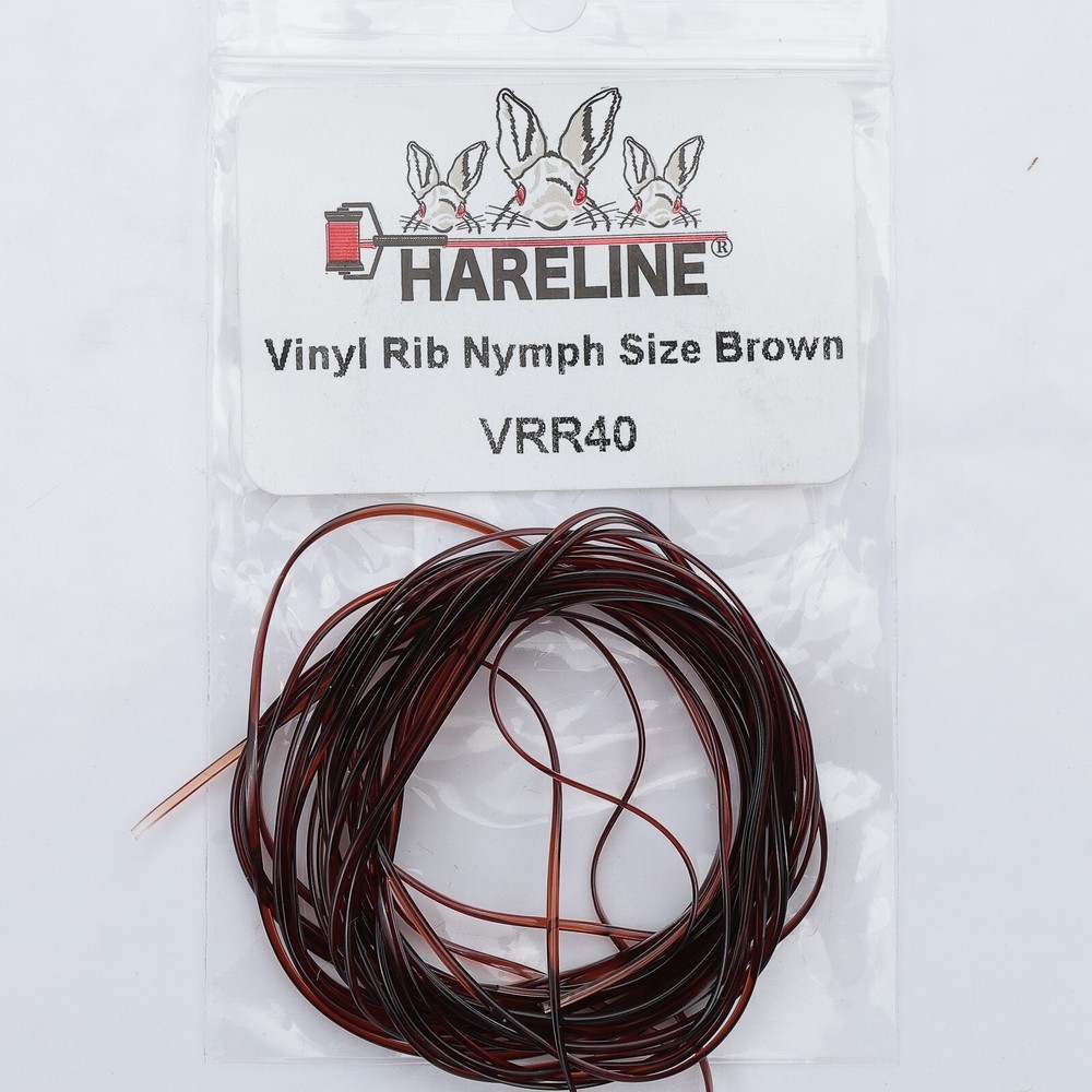 Hareline Vinyl Rib Nymph  - Brown
