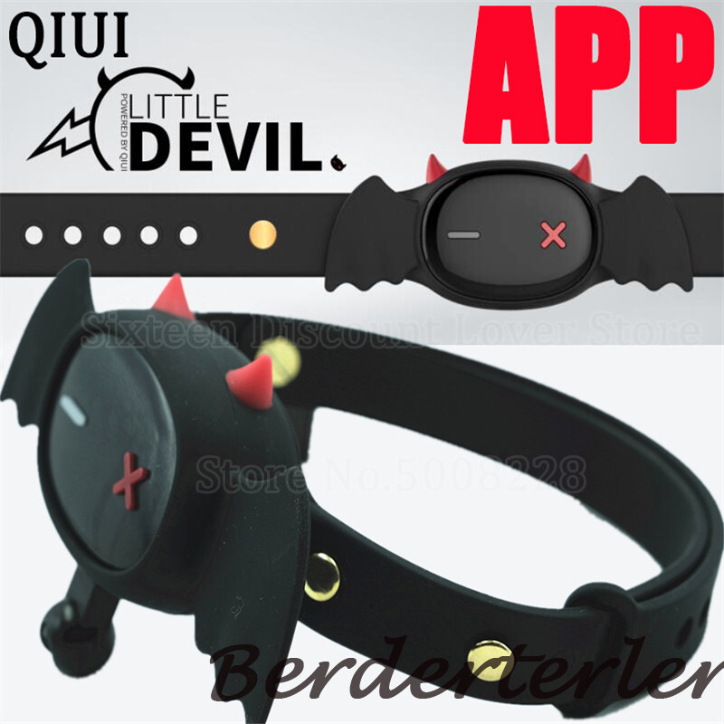 QIUI App Little Devil Collar APP Remote Control Restraint Neck Electric Collars