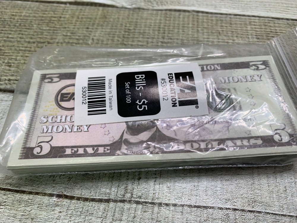 EAI Education Hands On Math Money Bills Grade 3