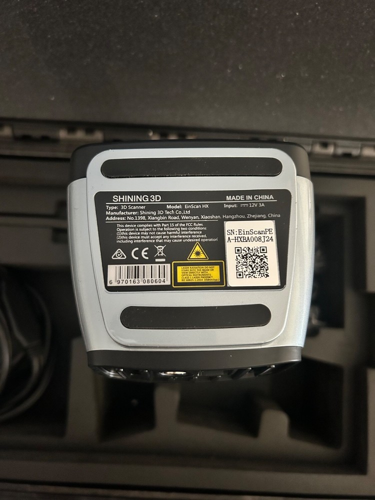 Einscan HX Handheld 3D Scanner in Wheeled Hard Case