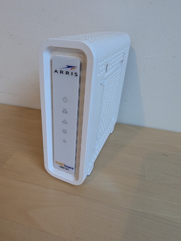 ARRIS Surfboard SB6141 343 Mbps Cable Modem, White