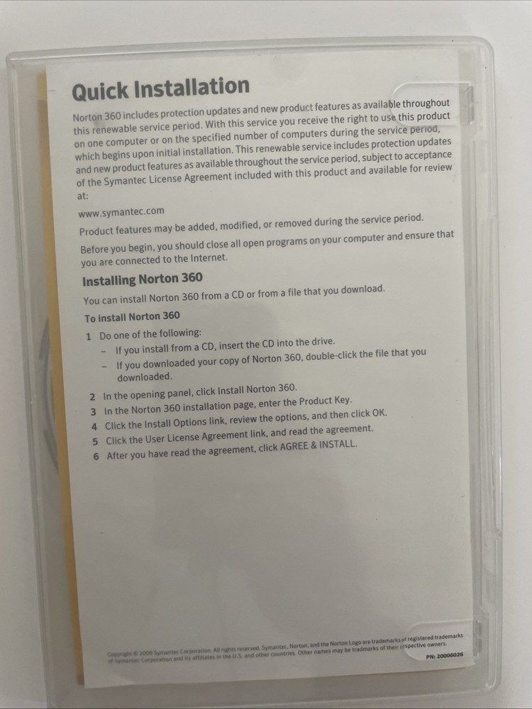 Norton 360 Version 3.0