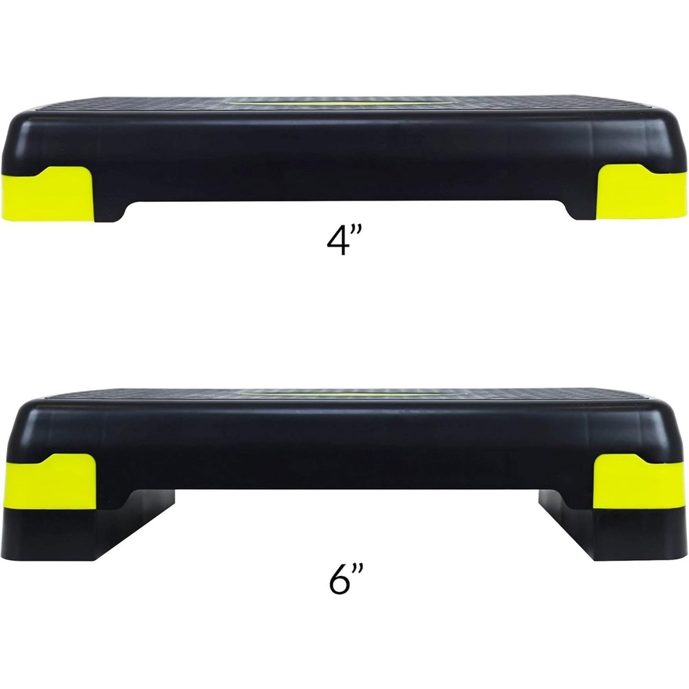 Adjustable Workout Aerobic Stepper Step Platform Trainer, 27-Inch, Multiple C...