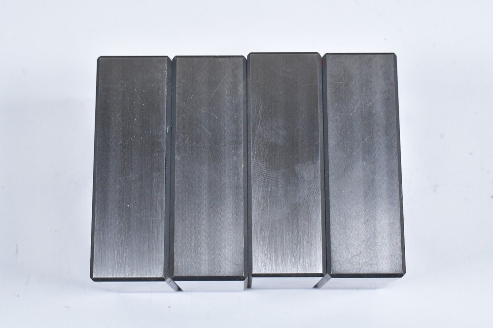 Set 2 Solid Steel Angle Plates Tool Makers Machinist Squares Precise + 4 Blocks