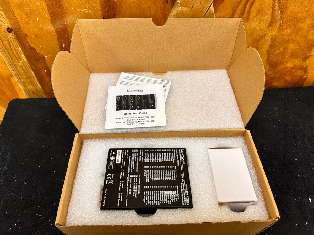 Lightware HDMI-OPT-TX100R Multimode Fiber Transmitter - New in Box - NO Receiver
