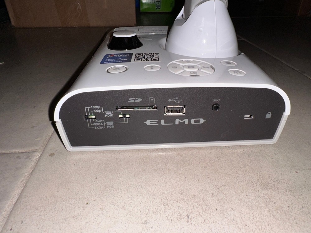 Elmo TT-12 Interactive Document Camera Presenter 12x Optical Zoom 1080p