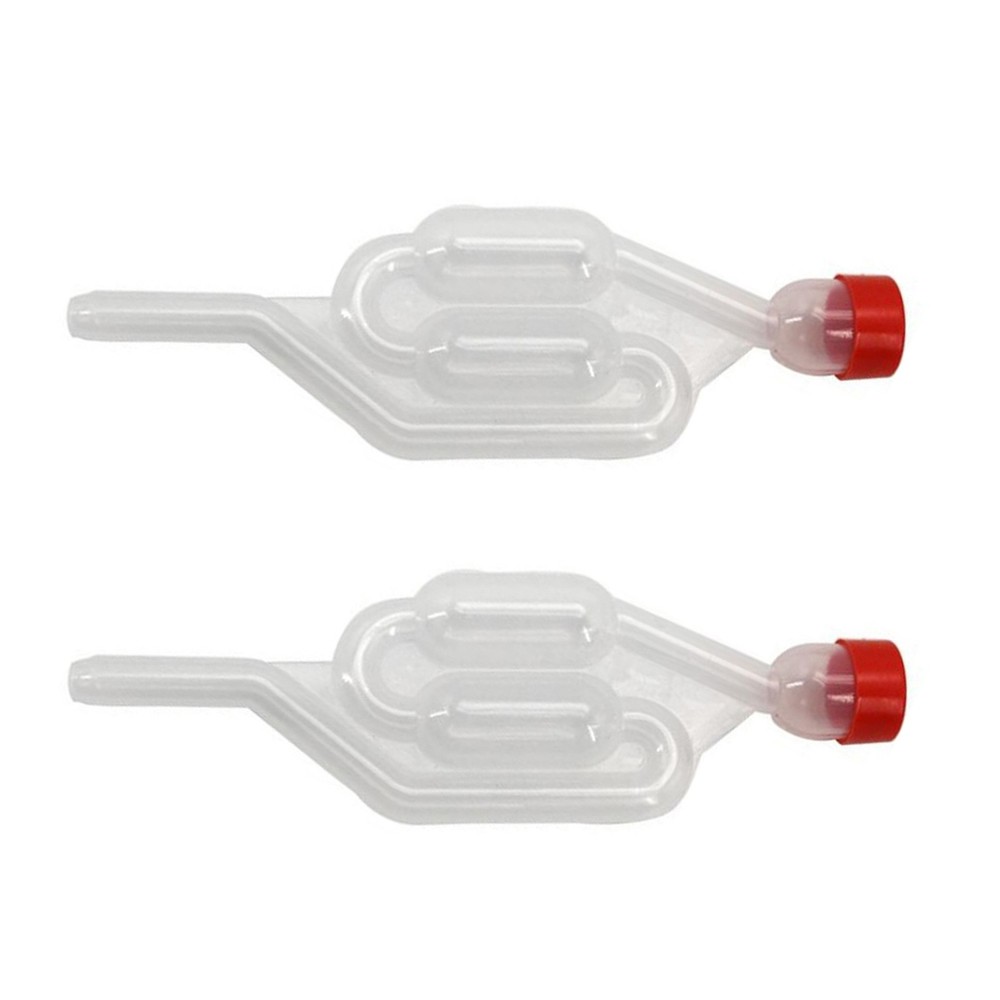 2PCS New Transparent One-way Home Plastic Beer Making Tool Equipment Airlock
