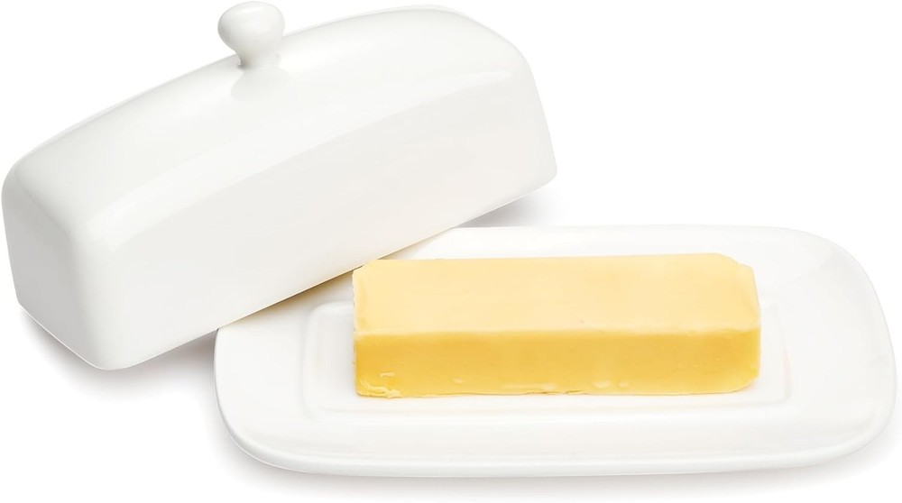 Professional Grade Porcelain Butter Dish