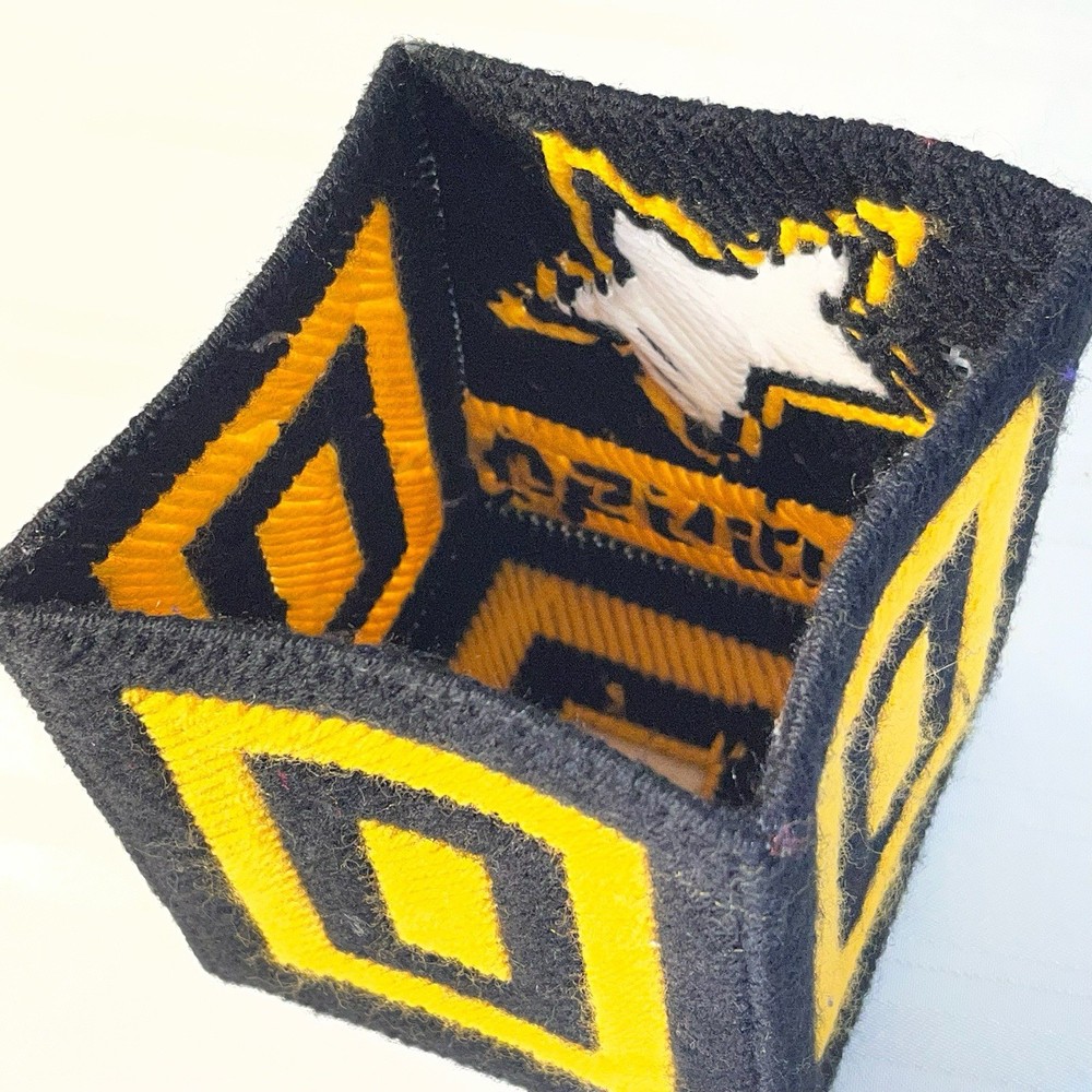 US Army Tissue Box Cover Square Handmade