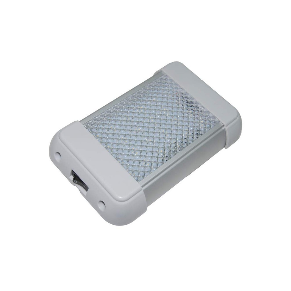 Raycharm LED Dome Light 6.3" x 3.9" Compact-Size 6000K Cool-White Even Diffus...
