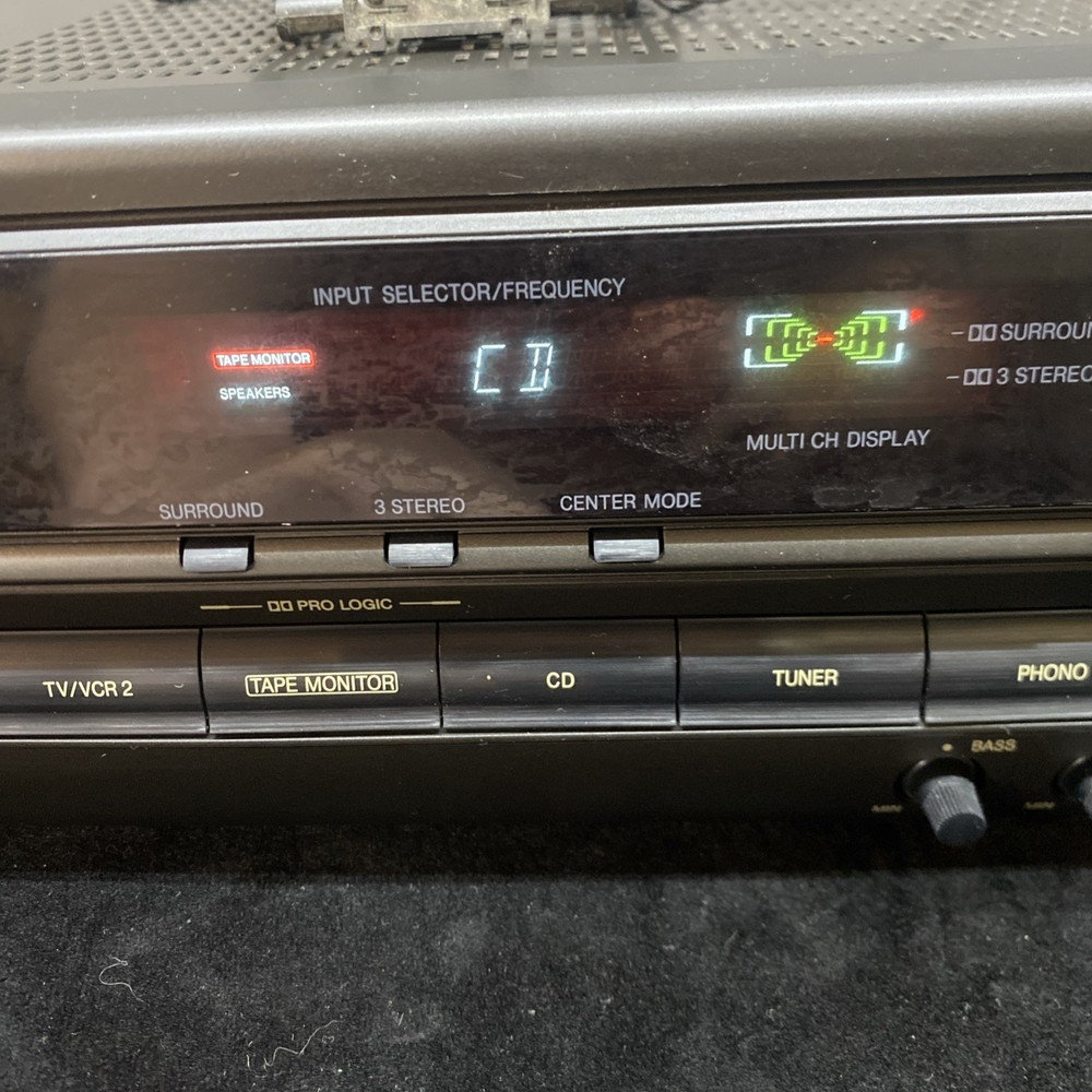 Technics SA-G68 Av Control Stereo Receiver Tested NO REMOTE