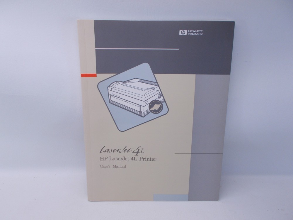HP LaserJet 4 And 4M Printer User's Manual Hewlett Packard C2003-90912