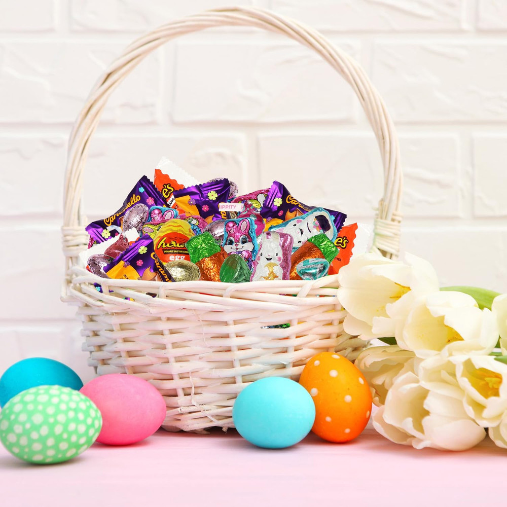 Bulk Easter Chocolate Candy Mix - 4 Pound Assorted Individually Wrapped Chocolat