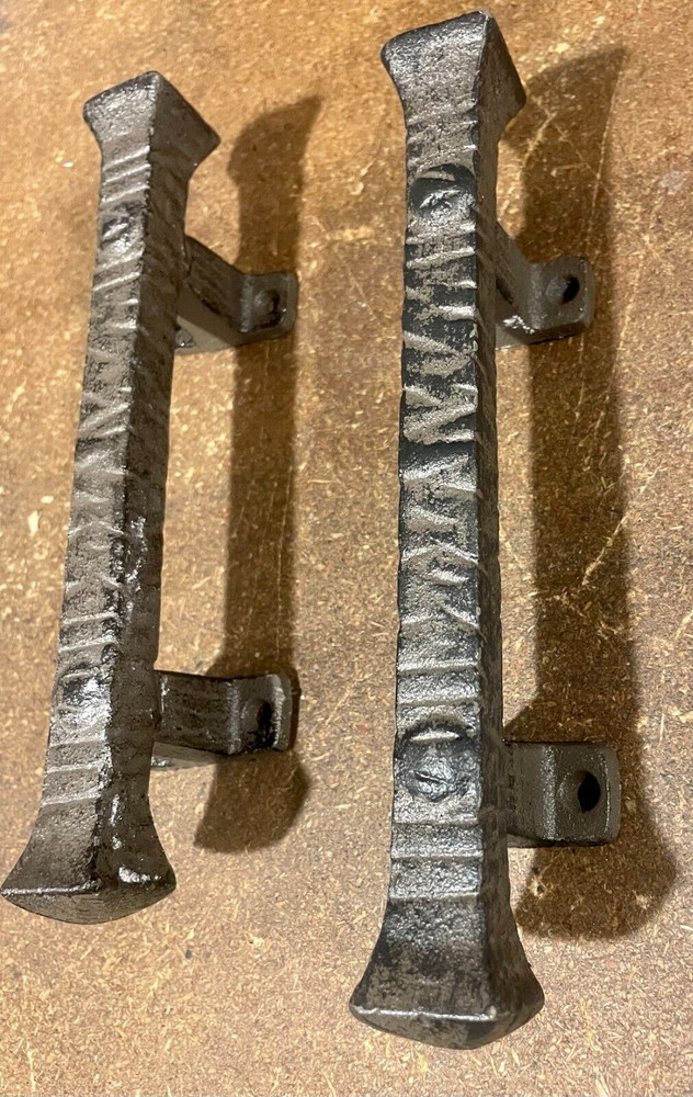 2; 9.3" Cast Iron Foundry Style RUSTIC Barn Handle Gate Pull Shed Door Handles