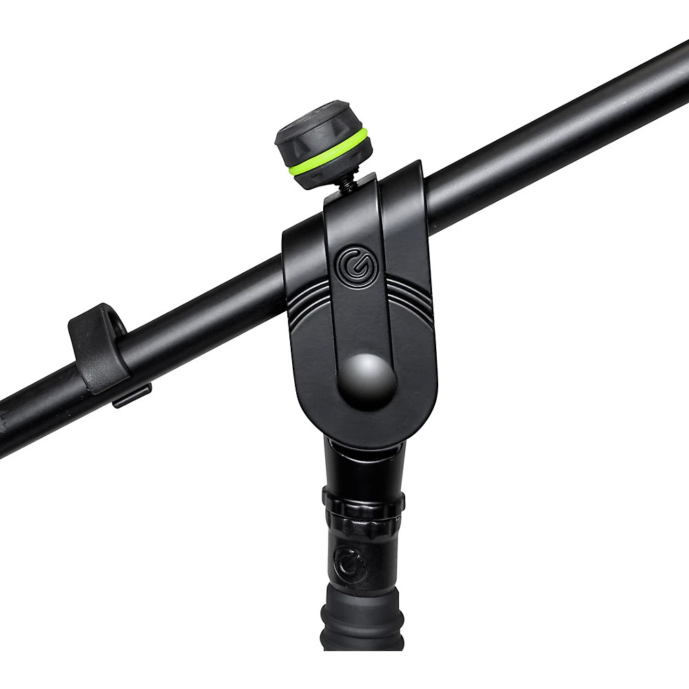 Gravity Stands Microphone Stand w/Round Base/2-Point Adjustment Telescoping Boom