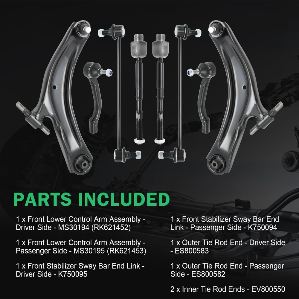 Front Lower Control Arm Fit For Nissan Rogue 2008-2013，Rogue Select 2014-