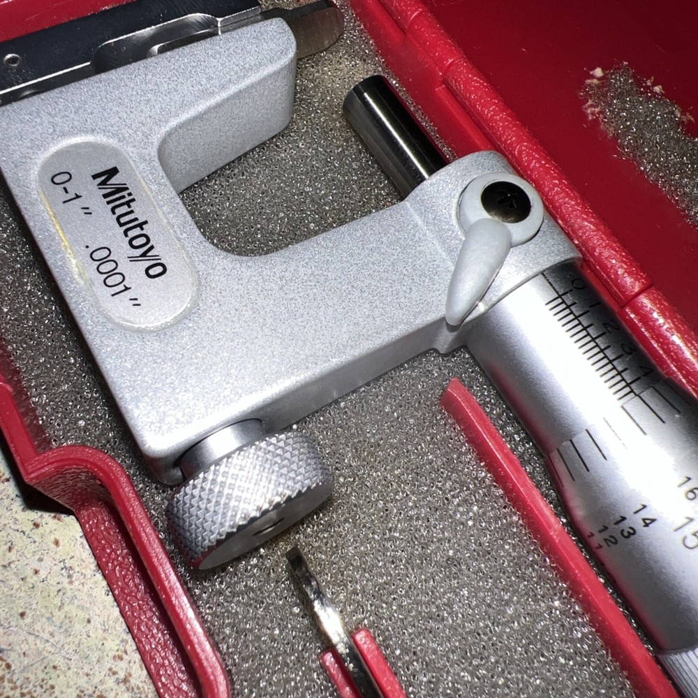 Mitutoyo 117-107 Interchangeable Anvil Micrometer