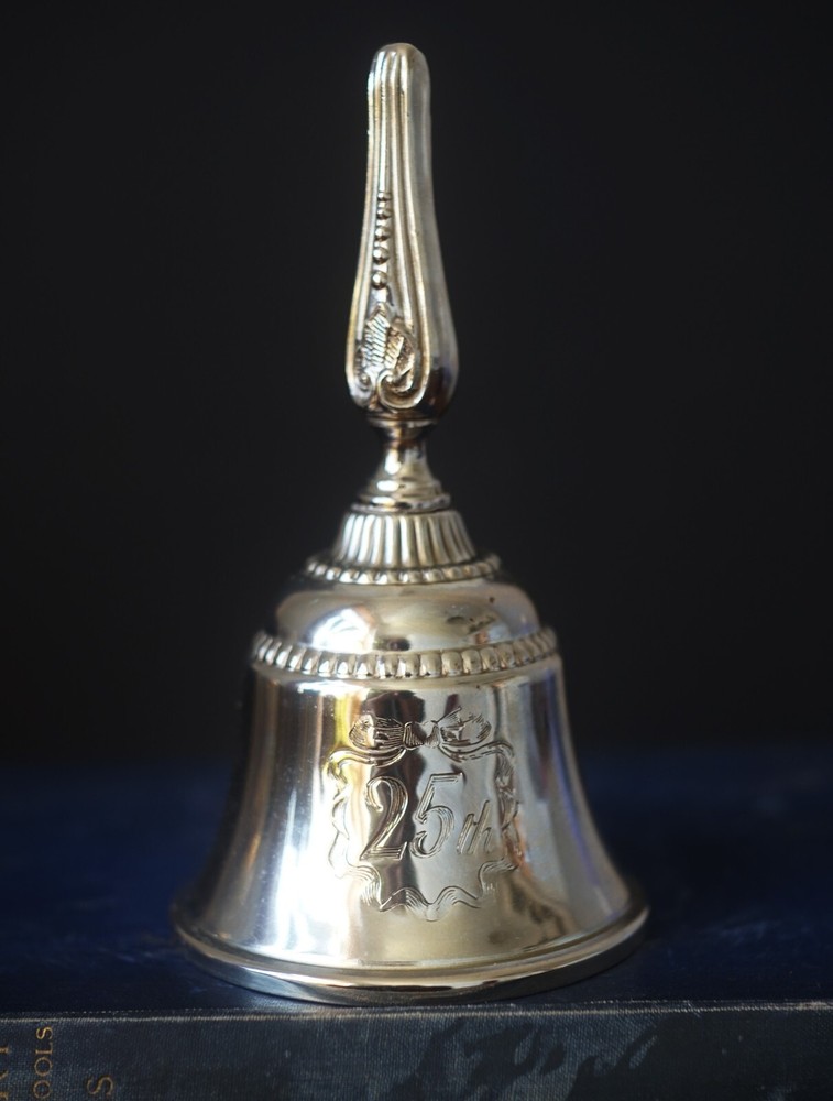 Vintage English silver-plated bell