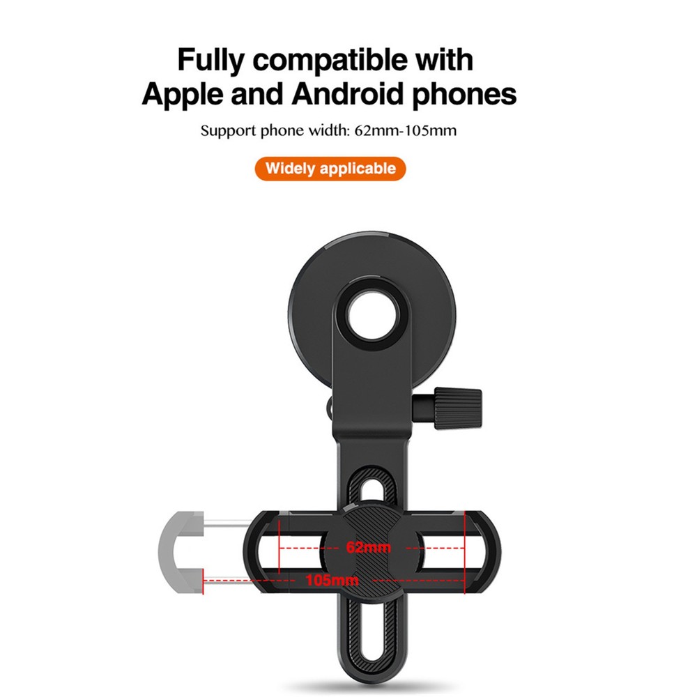 Flexible Phone Camera Clip Mount Spotting Scope Adapter Precise Focusing