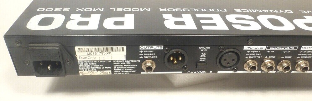 BEHRINGER COMPOSER PRO MDX2200 - Tested / Working