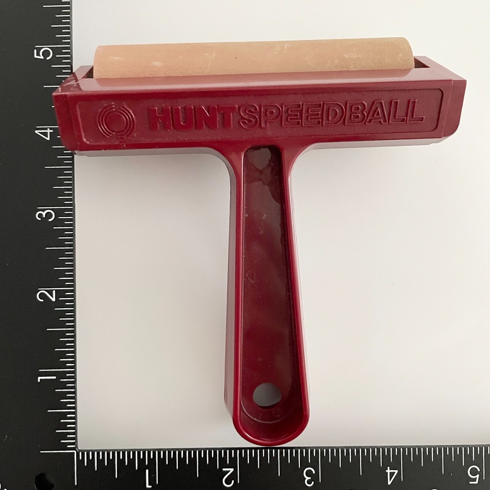Hunt Speedball 4" Brayer Soft Rubber Roller