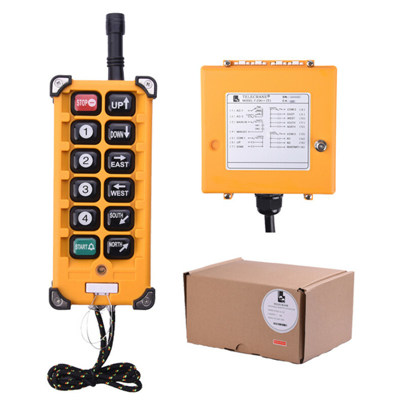 Hoist Wireless Industrial Remote Controller Radio Electric Transmitter Receiver