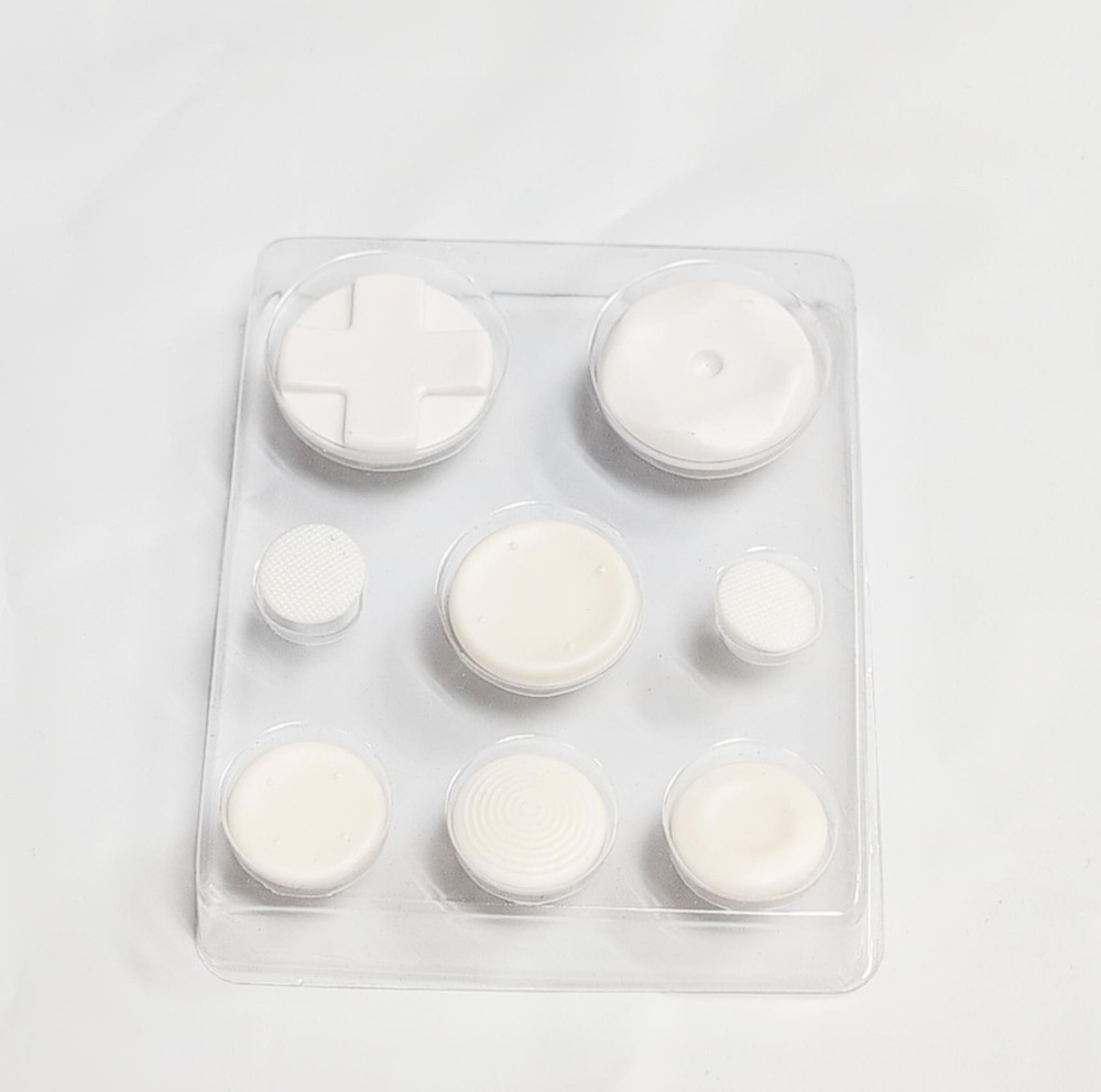 PSP 1000 Extra Fight Button Pad Kit (8pcs)- White