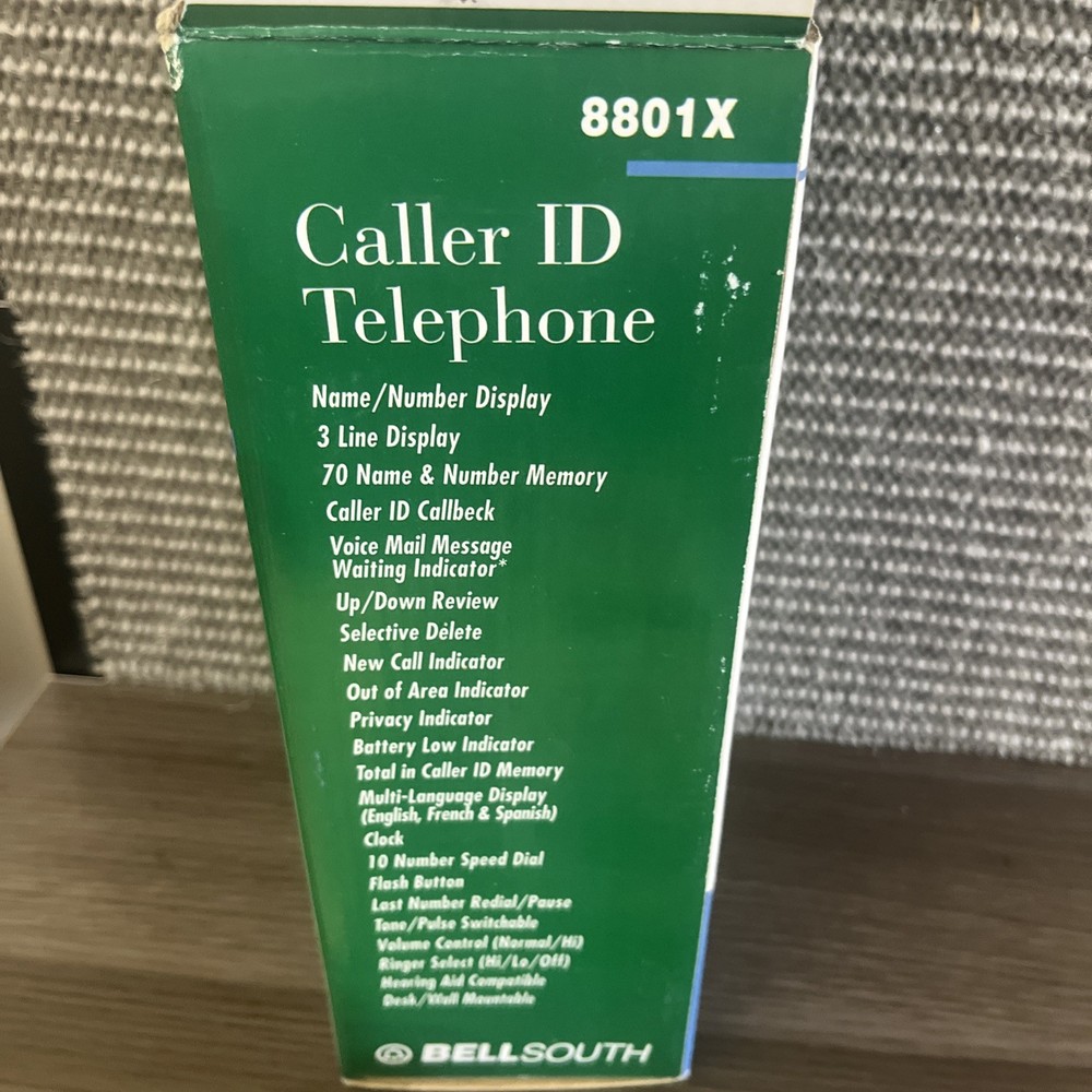 BELLSOUTH Caller ID Telephone 8801X, White