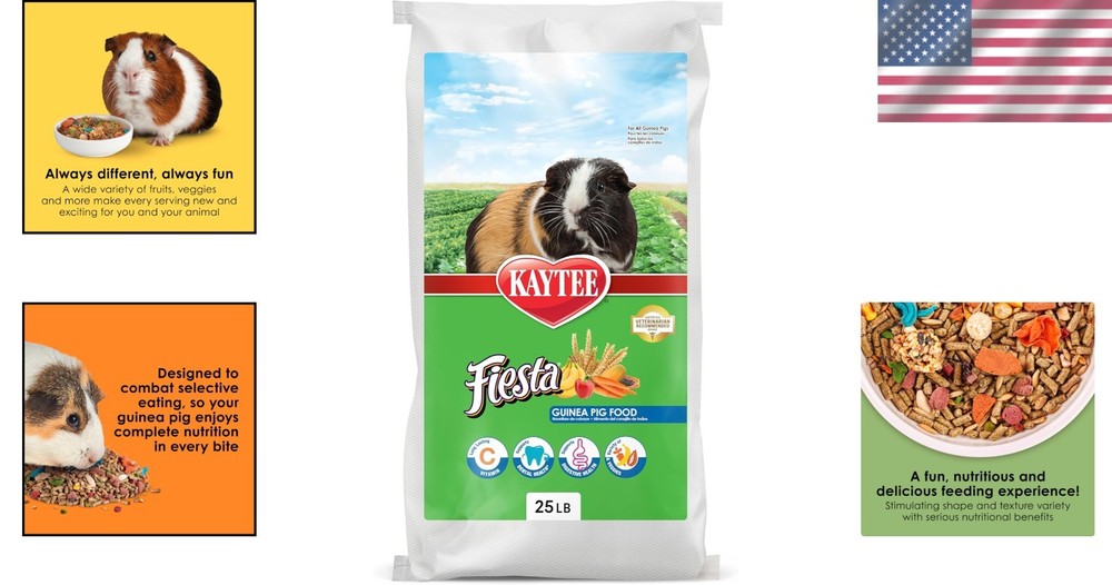Nutritious Blend for Guinea Pigs, 25 lb