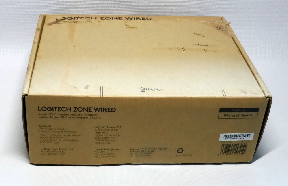 Logitech Zone Wired Headset UC Microsoft Teams Certified