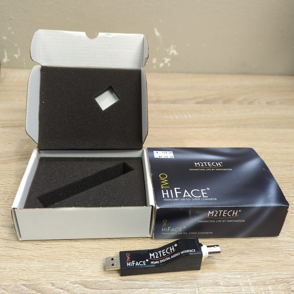 M2Tech hiFace Two 192kHz High-End USB to Digital/RCA Output + Box