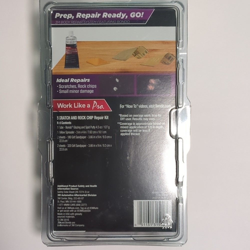 Bondo Scratch And Rock Chip Repair Kit
