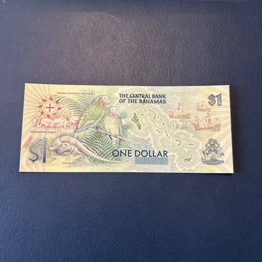Bahamas- 1 dollar- 1992