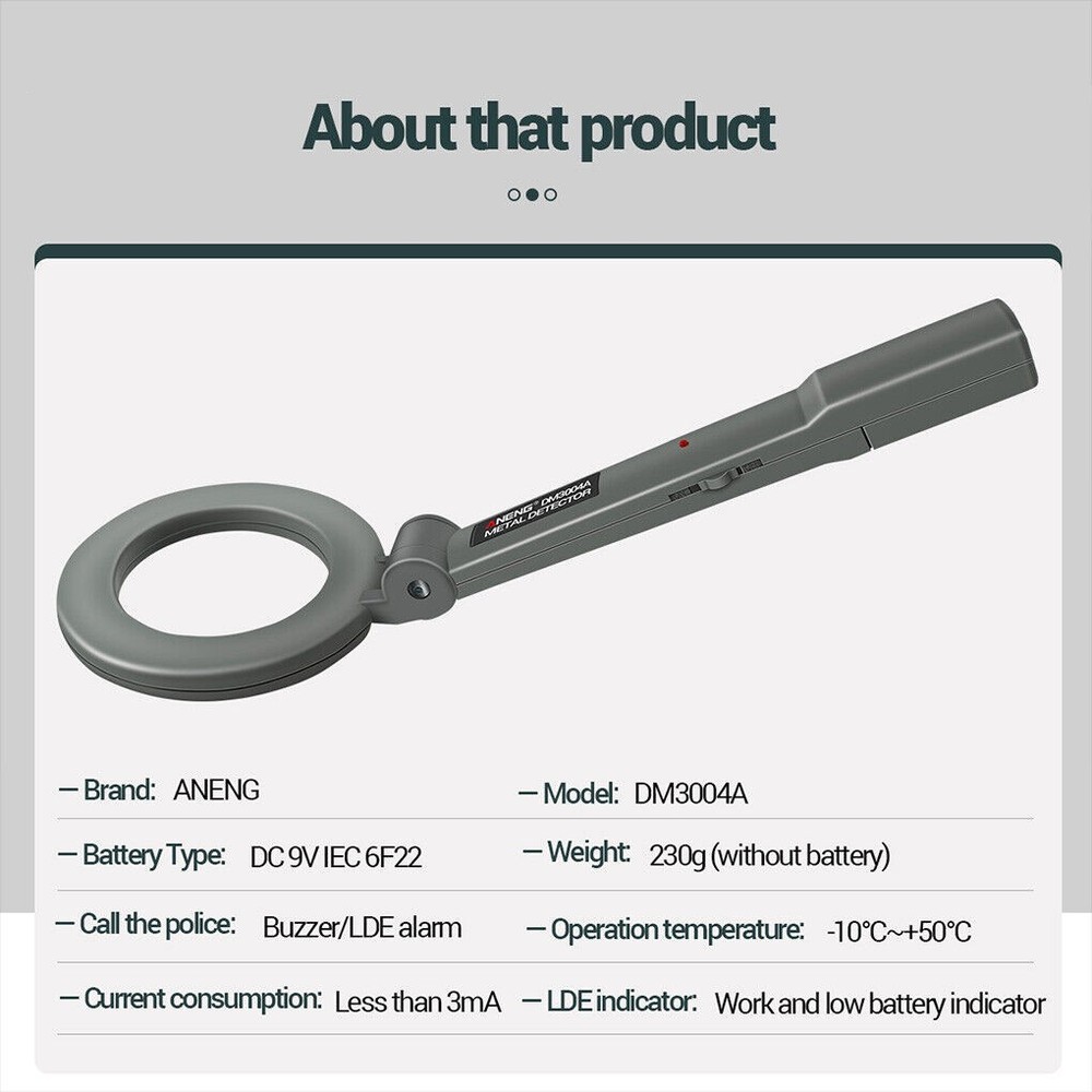 Metal Detector Handheld Security Scanner Room Security Inspection Equipment