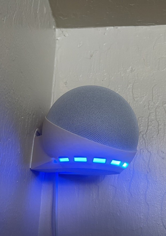 Echo Dot 4/5 Wall  & Corner Mount Bracket Holder Accessory TAN!!